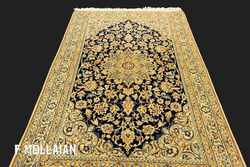 Antique Persian Nain Tudeshk Rug n°:13762678